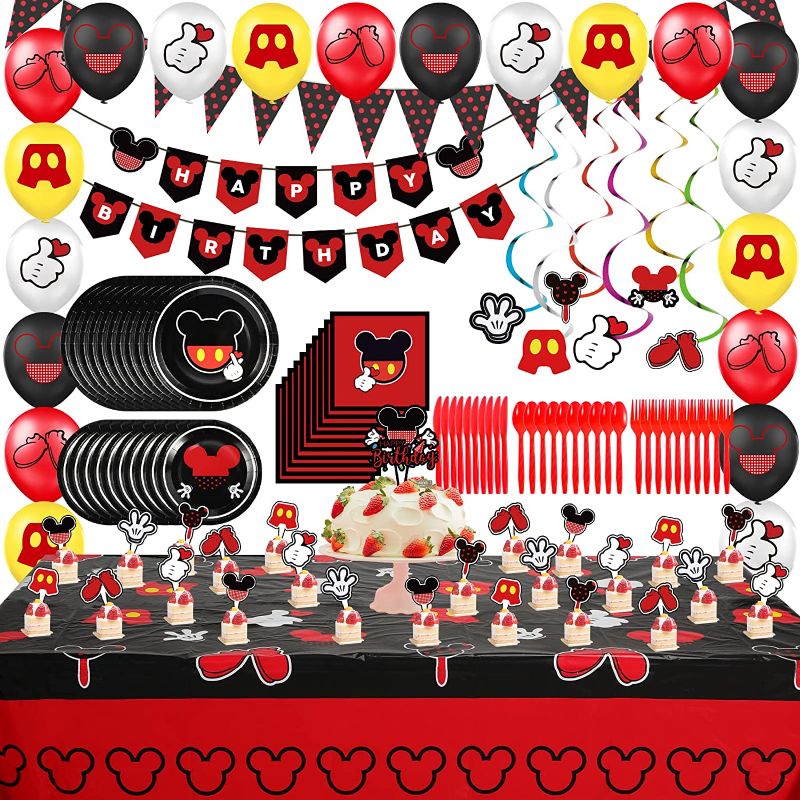 Photo 1 of  Mickey Mouse Birthday Party Supplies------------(STOCK PHOTO JUST FOR REFRENCE)