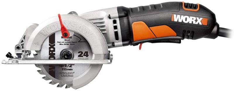 Photo 1 of Worx WX429L 4 Amp WORXSAW 4.5" Electric Compact Circular Saw
