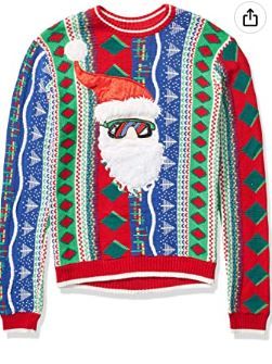 Photo 1 of Blizzard Bay Men's Ugly Christmas Sweater Santa
xxl