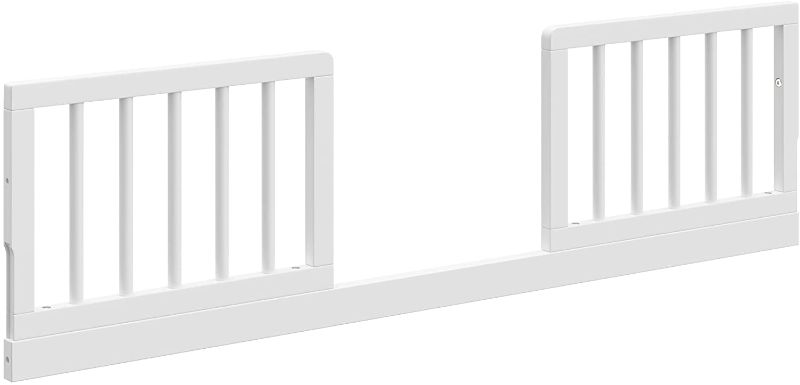 Photo 1 of UNIVERSAL TODDLER SAFETY GUARDRAIL KIT-DOWEL -WHITE Item Dimensions LxWxH	0.75 x 19.5 x 12.28 inches
