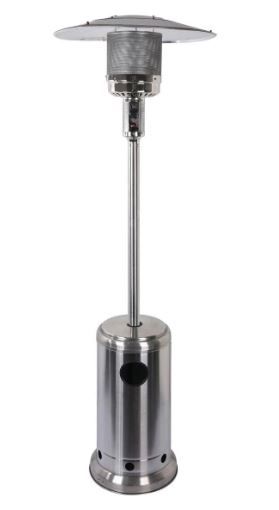 Photo 1 of Baner Garden Outdoor Propane Patio Heater with Cover-Commercial Tall Hammered Finish Garden Standing LP Gas Porch and Deck

