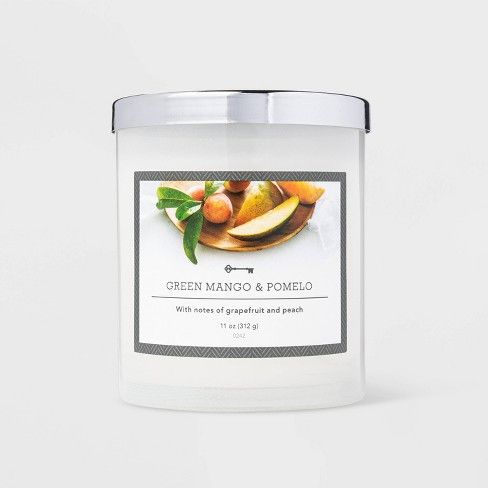Photo 1 of 11oz Jar Green Mango and Pomelo Candle - Threshold™ --- 2 boxes of 6 candles (12 Total) 
