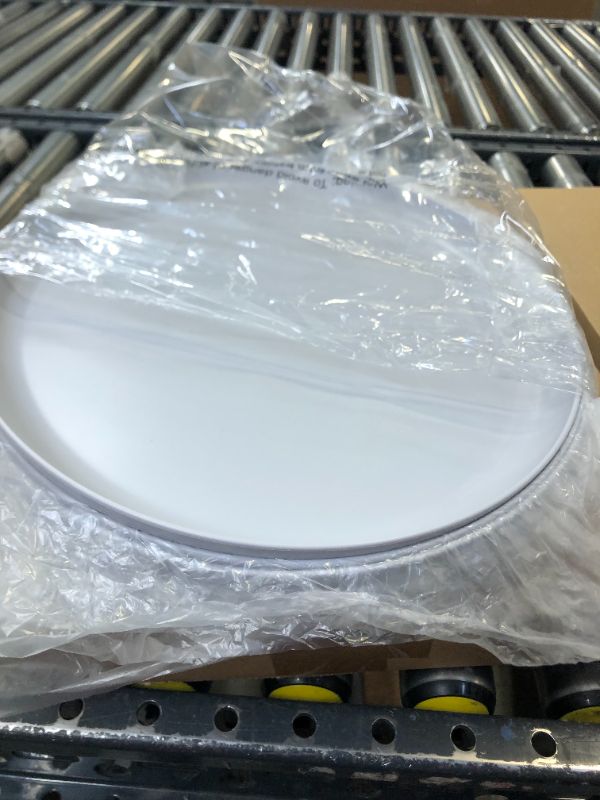 Photo 3 of 18 pack 12" x 15" Plastic Oval Serving Platter Gray - Room Essentials