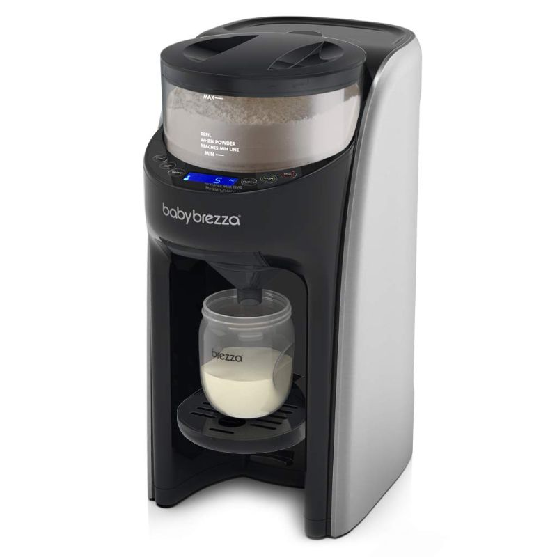 Photo 1 of Baby Brezza Formula Pro Advanced Formula Dispenser Machine - Automatically Mix a Warm Formula Bottle Instantly - Easily Make Bottle with Automatic Powder Blending, Brushed Silver