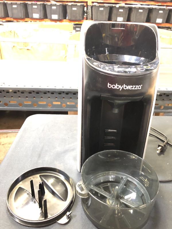 Photo 8 of Baby Brezza Formula Pro Advanced Formula Dispenser Machine - Automatically Mix a Warm Formula Bottle Instantly - Easily Make Bottle with Automatic Powder Blending, Brushed Silver