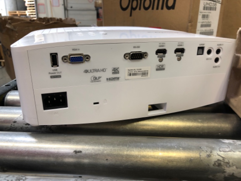 Photo 1 of Optoma Technology UHD38 4000-Lumen XPR 4K UHD Home Theater DLP Projector
