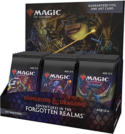 Photo 1 of Magic: The Gathering Adventures in the Forgotten Realms Set Booster Box | 30 Packs (360 Magic Cards)
