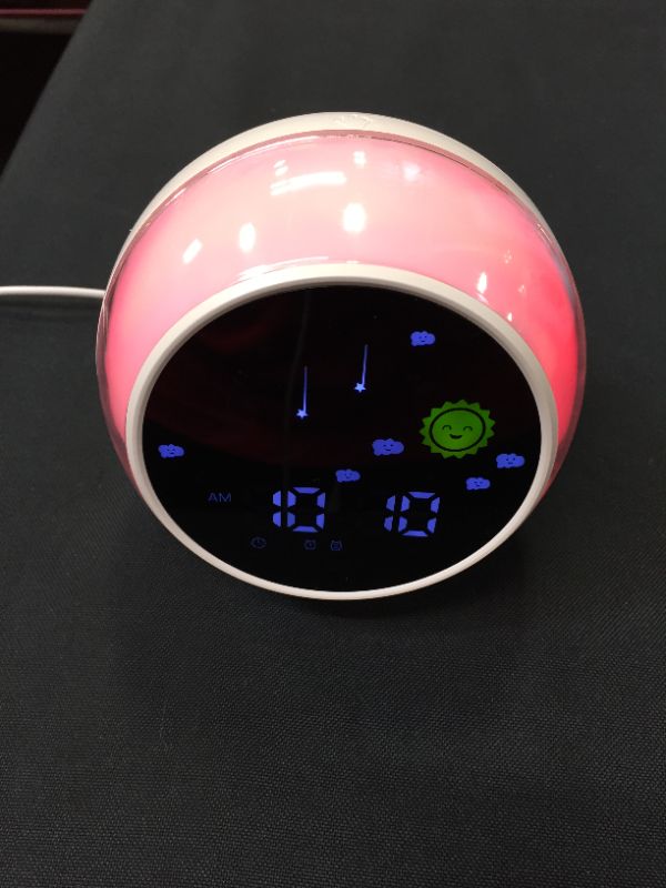 Photo 4 of Alarm Clock Touch Night Light .DIY Recording Alarm Clock Ringtones, Sleep Sound Machine, Wake Up Light Alarm Clock and Sleep Trainer for Children, Bluetooth Speaker.
