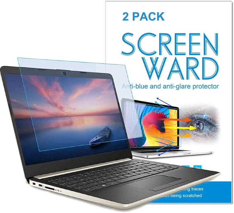 Photo 1 of Screen Protector  ONLY---14" Laptop Anti Blue Light Anti Glare Screen Protector Display 16:9 Compatible with HP Pavilion 14 HP ChromeBook 14 HP Stream 14 Acer Chromebook 14 Acer Aspire 14 ASUS VivoBook 14 Screen Protector (14" laptop)