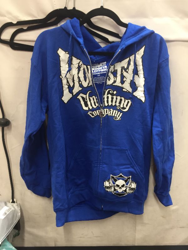 Photo 1 of "MONSTA CLOTHING COMPANY" SWEATSHIRT SIZE MEDIUM
ROYAL BLUE 