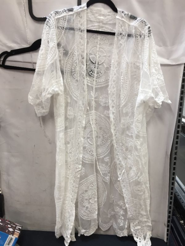 Photo 1 of BOHO COVER UP (WHITE) S/M