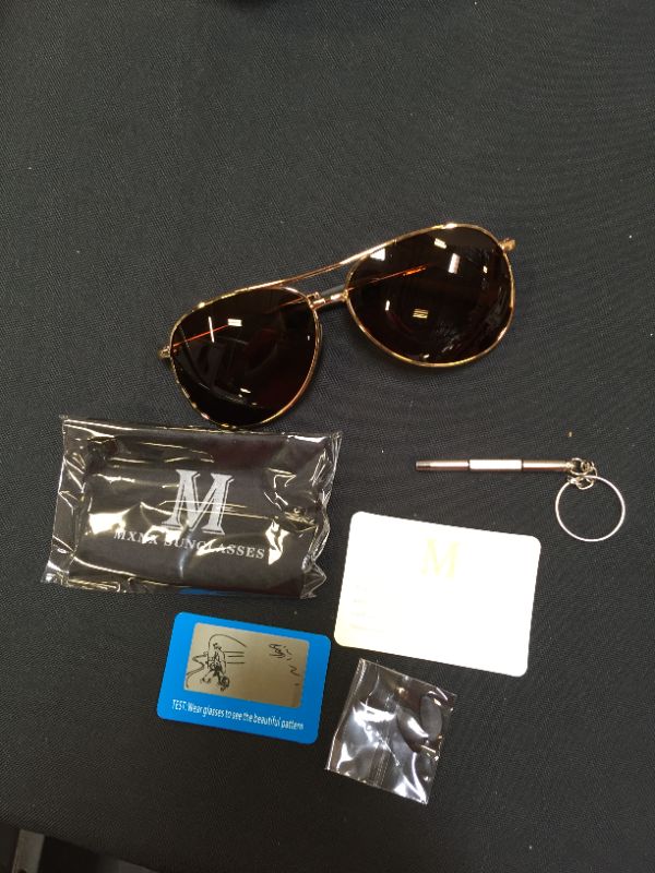 Photo 3 of Aviator Sunglasses for Men Polarized Women-mxnx UV Protection Lightweight Driving Fishing Sports Mens Sunglasses MX208