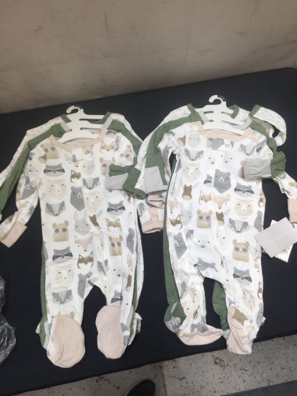 Photo 1 of Baby Boys' Little Cub Sleep N' Play - Cloud Island™ Olive Green/White (2 pack) 
size 0-3 M