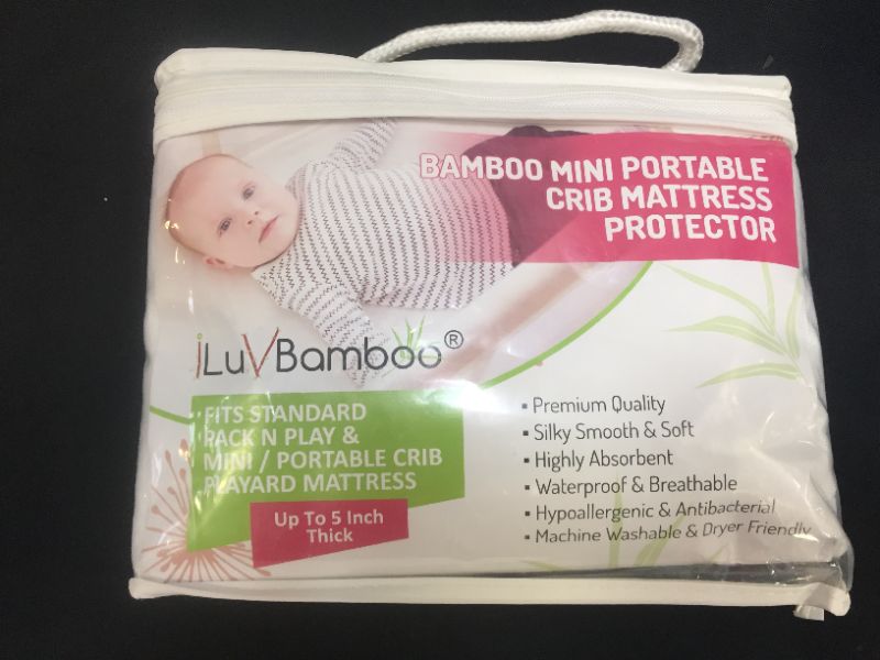 Photo 2 of iLuvBamboo Crib Mattress Protector