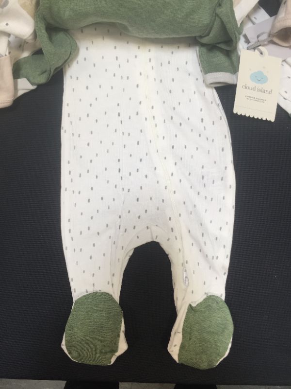 Photo 1 of Baby Boys' Little Cub Sleep N' Play - Cloud Island™ Olive Green/White (2 pack) 
size 0-3 M