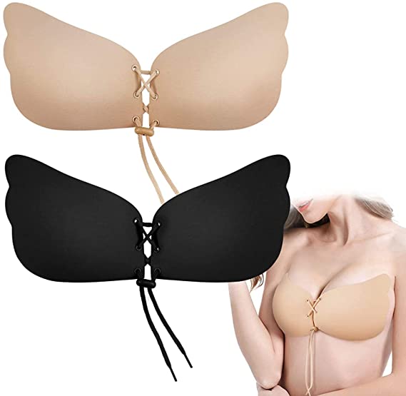 Photo 1 of  LALABRA Size D Stickiest Angel Goddess Silicone Adhesive Bra with Adjustable Drawstring 
