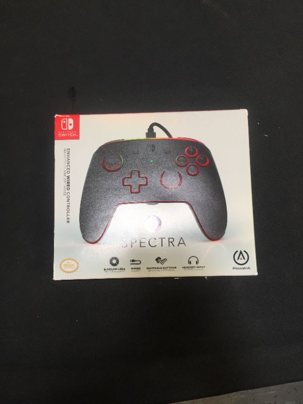 Photo 2 of PowerA Spectra Enhanced Wired Controller for Nintendo Switch