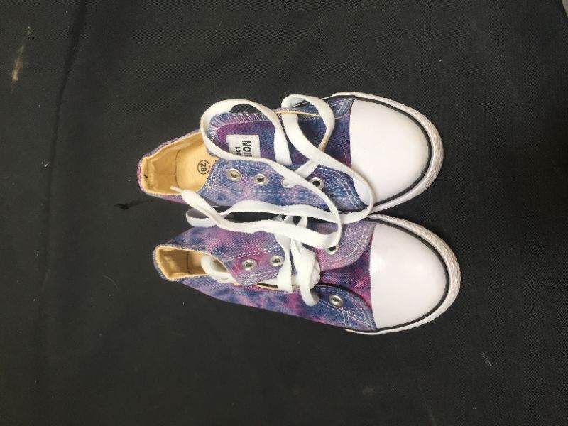 Photo 3 of KIDS TIE DYE SNEAKERS SIZE 28