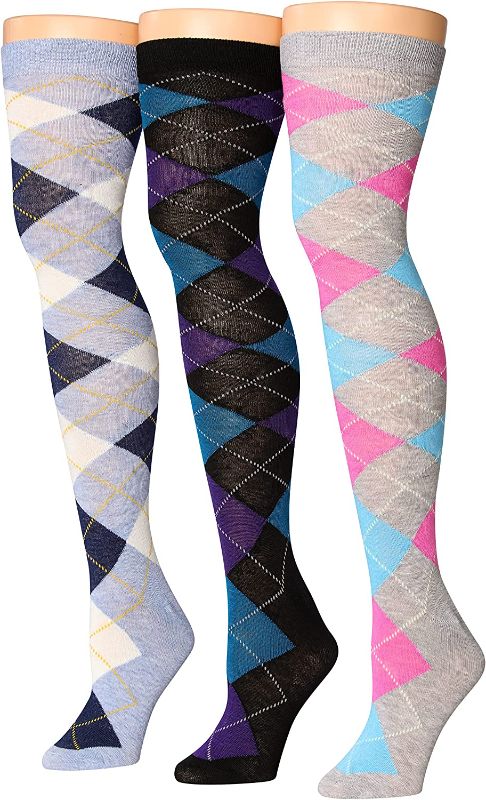 Photo 1 of Isadora Paccini Women's 3 Pairs Over The Knee High Socks
