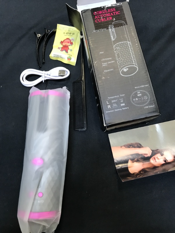 Photo 3 of  Cordless Automatic Hair Curler