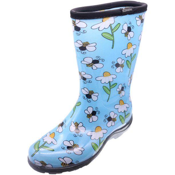 Photo 1 of Sloggers Women's Rain & Garden Boots - Blue Bee's, Style  size 7
