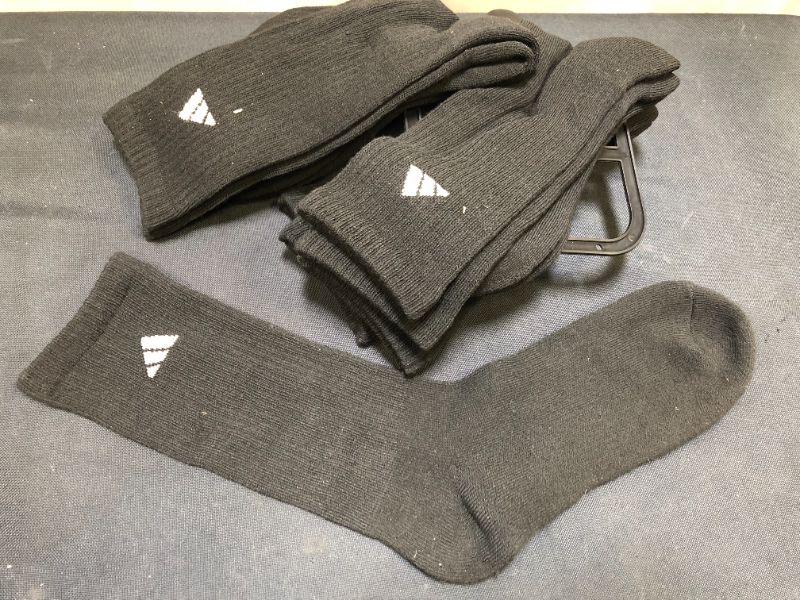 Photo 1 of Adidas Men's Athletic Crew Sock, Pack of 5 pairs Fits Shoe Size 6-10
