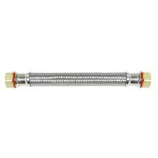 Photo 1 of 3/4 in. FIP x 3/4 in. FIP x 24 in. Stainless Steel Water Heater Supply Line
