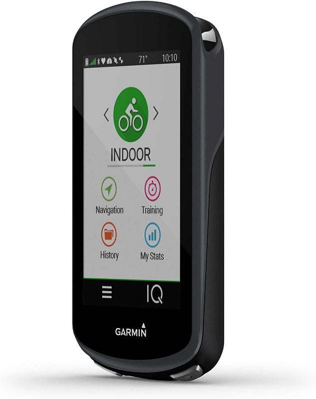 Photo 1 of Garmin - Edge 1030 Plus 3.5" Advanced GPS bike computer with multi-region cycle map - Black
