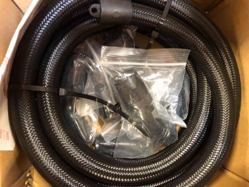 Photo 3 of EVIL ENERGY 10AN PTFE Fuel Line Kit,AN10 E85 Nylon Braided Fuel Hose 16FT(1/2Inch ID)
