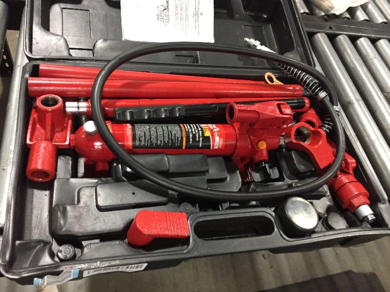 Photo 2 of BIG RED T70401S Torin Portable Hydraulic Ram: Auto Body Frame Repair Kit with Blow Mold Carrying Storage Case