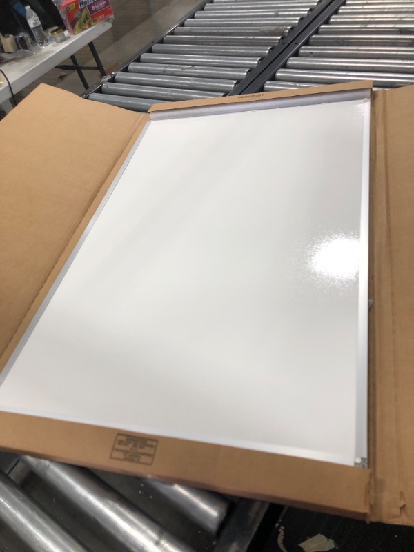 Photo 2 of Dry Erase Board, Melamine Surface, 36 x 24, Aluminum Frame