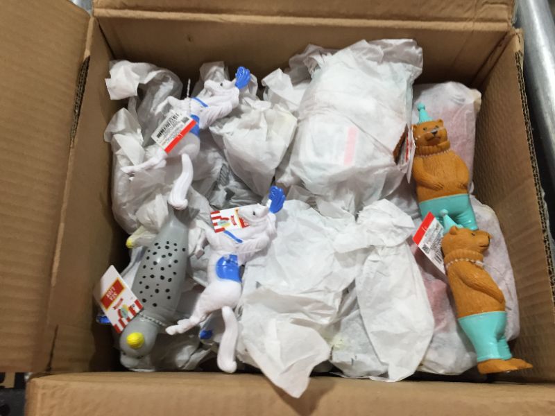 Photo 1 of Box of Plastic Figures Bears/Horses/seals/Etc