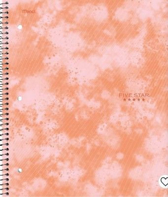 Photo 1 of Five Star 1 Subject College Ruled Spiral Notebook Pack of 12 pink
