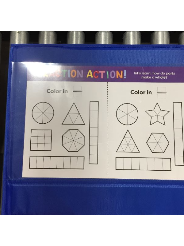 Photo 1 of Dry erase pocket chart slide-ins included Qty 20
