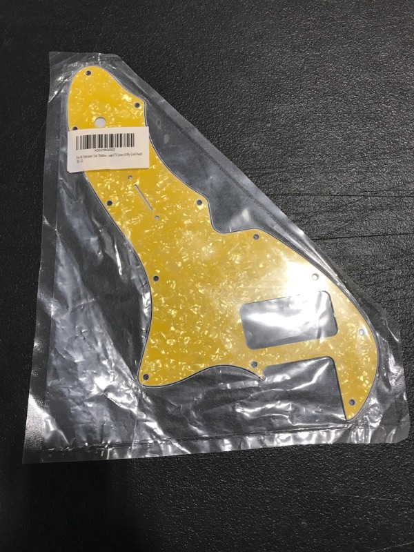 Photo 1 of 1969 TELECASTER Pickguard Guitar Pick Guard Plate Fits For 69 Telecaster Thinline Re-Issue Guitar Part, 4Ply GOLD PEARL. 
