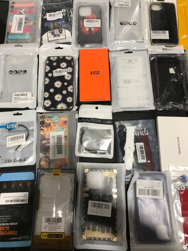 Photo 2 of LOT OF ASSORTED SMARTPHONES CASES AND SMARTWATCH ACCESSORIES. SIZE, STYLES & APPLICATIONS VARY. 