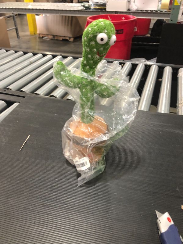 Photo 1 of Dancing Cactus Toy | Mimicking Repeats What You say | Funny Clothes Cactus Sing 120 Songs | Dance Cactus Toys for Babies, Toddlers with Light Glow