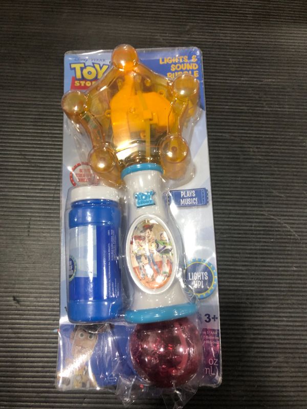 Photo 2 of Disney Lights and Sounds Bubble Wand by Little Kids, Yellow