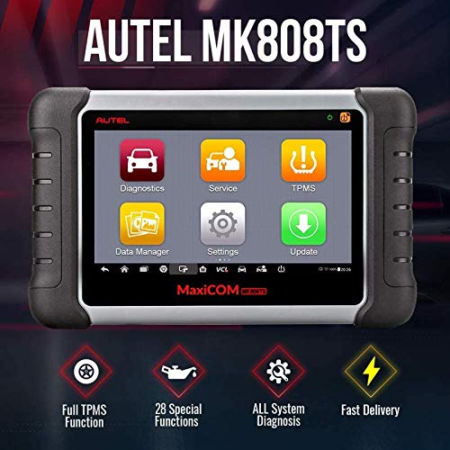 Photo 1 of **FOR PARTS ONLY!!**Autel MaxiCOM MK808TS TPMS Scanner with Complete TPMS and Sensor Programming

