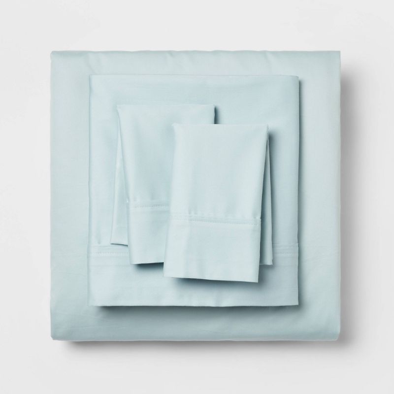 Photo 1 of 400 Thread Count Solid Performance Sheet Set - Threshold™

KING