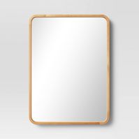 Photo 1 of 22" x 30" Rounded Rectangle Wall Mirror - Threshold™