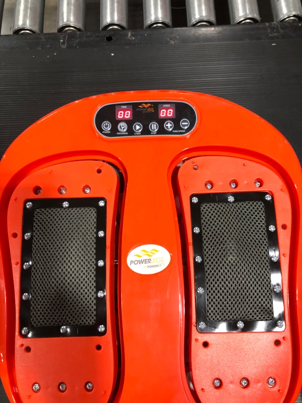 Photo 3 of Power Legs Vibration Plate Foot Massager Platform with Rotating Acupressure Head