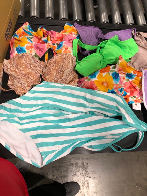 Photo 3 of Box Lot Of assortment miscellaneous Swim Wear For Women With Vary Sizes 