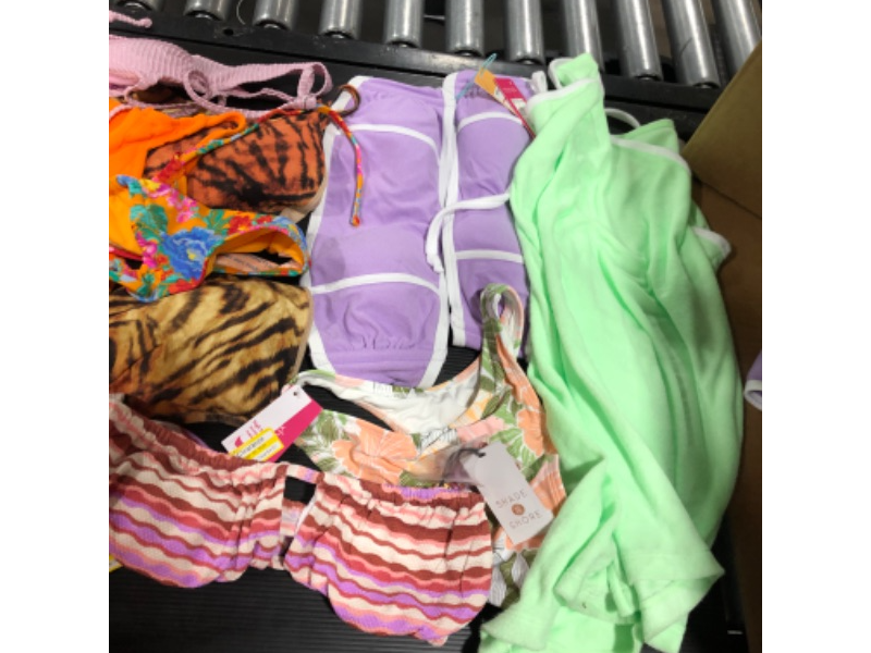 Photo 3 of Box Lot Of Miscellaneous assortment Swim Wear For Women In Vary Of Sizes