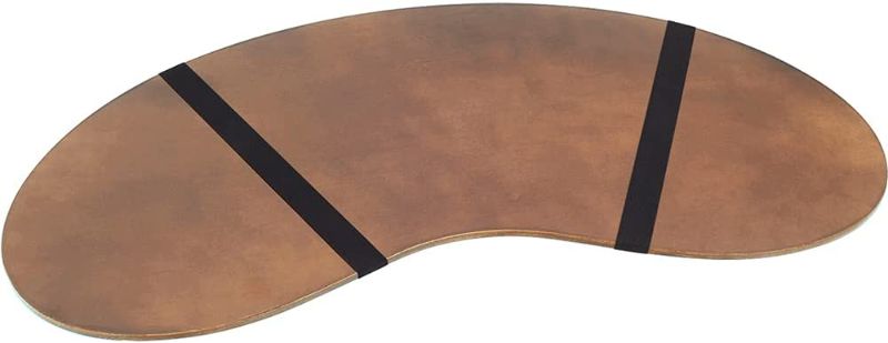 Photo 1 of 32" Portable Curved Shape Light Wood Lap Desk for Laptop by Trademark Innovations
