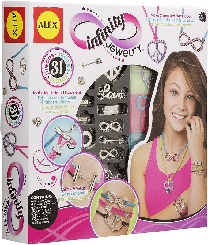 Photo 1 of Alex DIY Wear Infinity Jewelry Kids Art and Craft Activity 