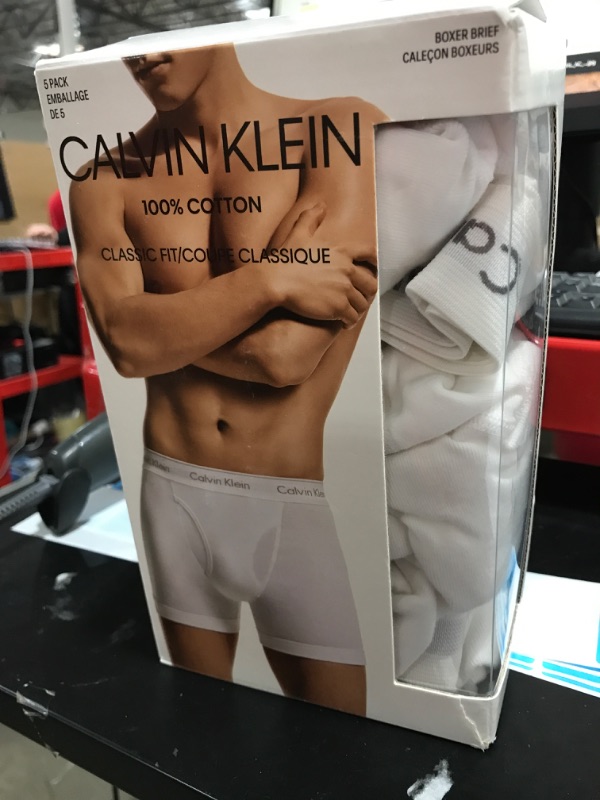 Photo 2 of Calvin Klein Men's 5-Pack Cotton Classic Boxer Briefs, Size Medium