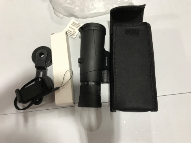 Photo 1 of Schine Monocular Telescope,Waterproof Fog,High Powered,High Definition, with Mobile Phone Adapter and Tripod,Fit for Camping Hiking Travelling,Hunting,Bird Watching,Camping
