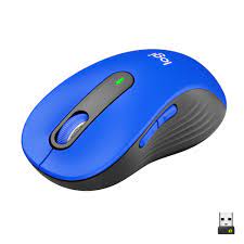 Photo 1 of Logitech - Signature M650 L Full-size Wireless Scroll Mouse with Silent Clicks - Blue
