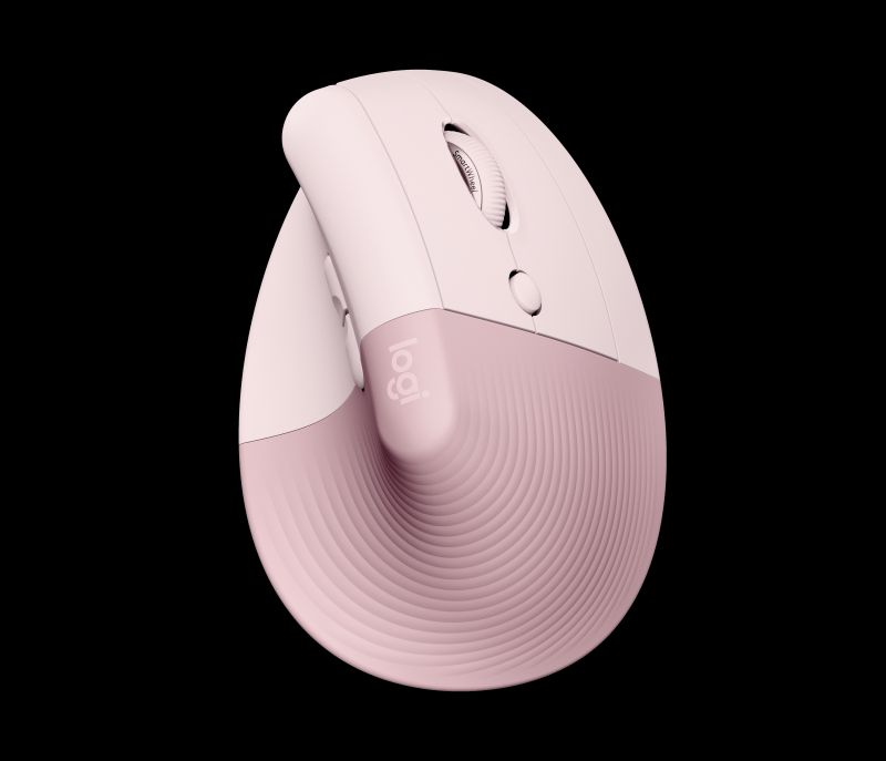 Photo 1 of Logitech Lift Ergo Mouse - Rose
